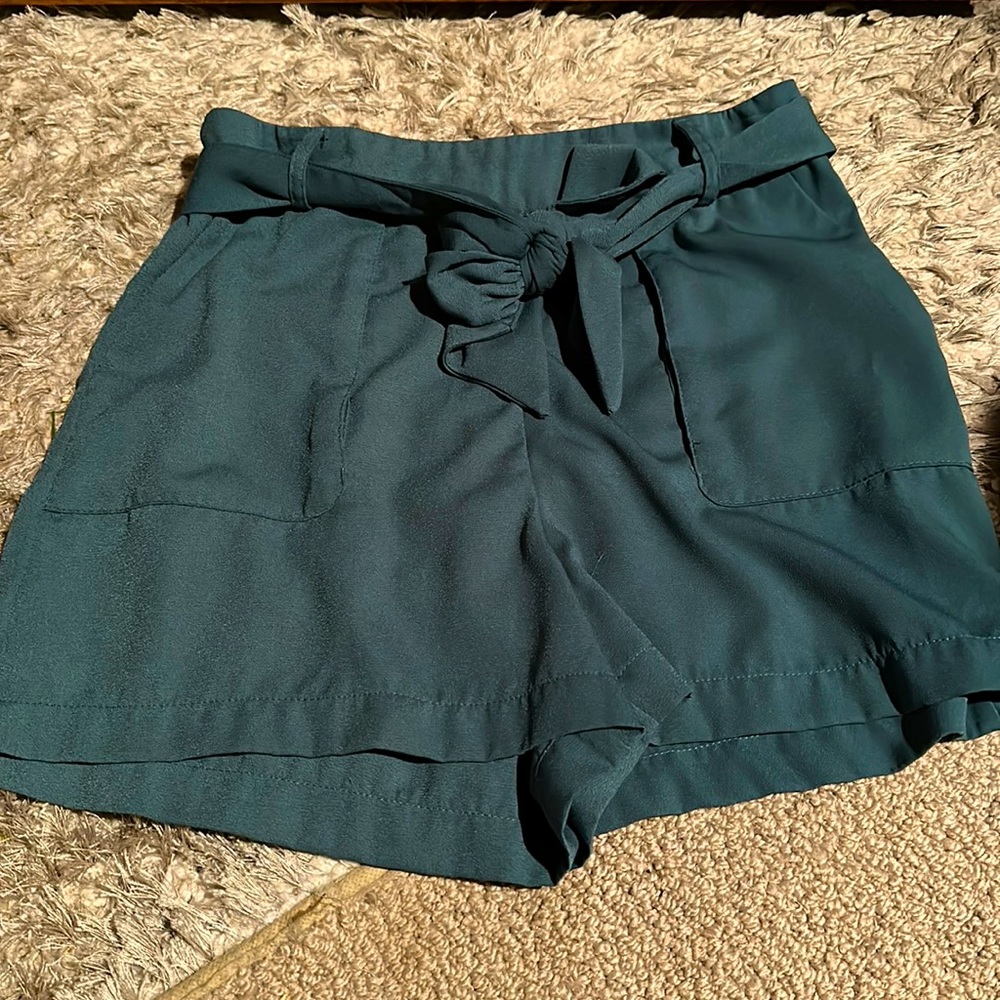 Blue romper shorts